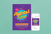 Podcast Flyer, a Flyer Template by Graphr (Thumbnail 1 of 3)