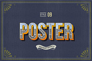 Vintage Text Effects (Illustrator), a Layer Style Add-On by Vector Galore (Thumbnail 9 of 11)