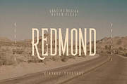 Redmond Vintage Condensed Font, a Serif Font by JumboDesign (Thumbnail 1 of 7)