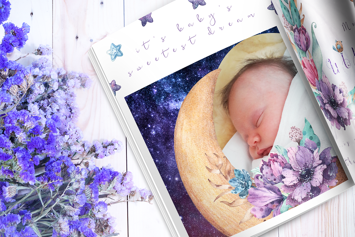 Lullaby - watercolor collection, an Object Illustration by Tatiana Troian (Photo 7 of 9)
