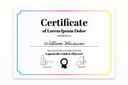 Certificate Set with Simple Frame, a Print Template by McLittle Stock (Thumbnail 2 of 5)