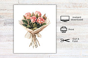 Watercolor Victorian Clipart Bundle, an Illustration by Canvas Craft (Thumbnail 8 of 8)