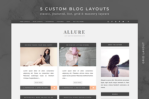 Allure - Feminine Genesis Theme