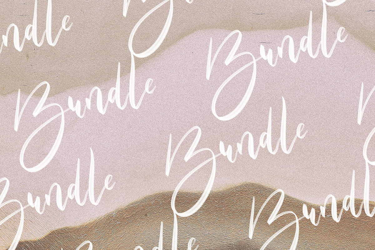 SAVE 50% - SVG Script Font Bundle preview 2