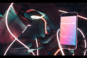 Neon Iphone Mockups Bundle, an iPhone Mockup by As Good As Possible (Thumbnail 4 of 11)