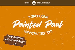 Painted Paul - Handmade Font