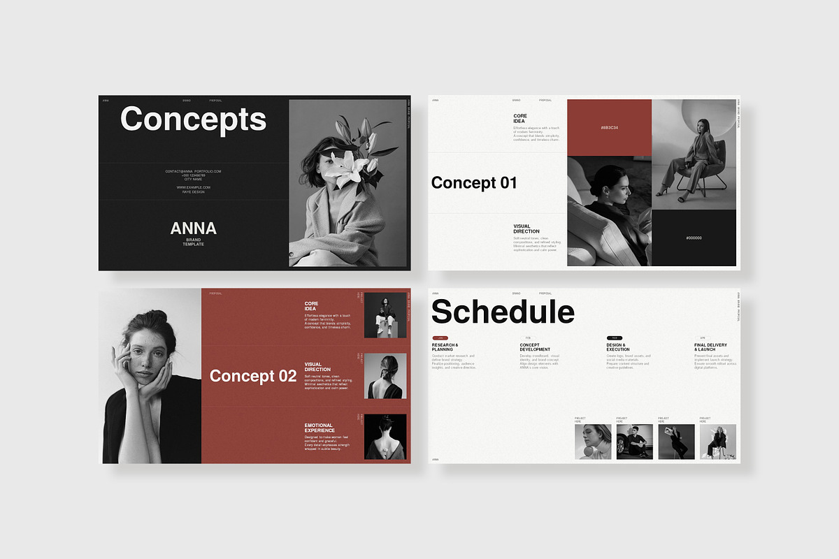 ANNA | Brand Proposal Template, a Presentation Template by slidestock55 (Photo 4 of 6)