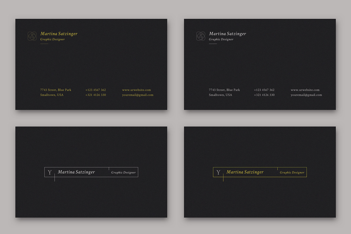Luxury Business Card, a Business Card Template by graphicsunday (Photo 5 of 5)
