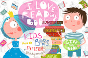 Give me a Book! HUGE Reading Bundle, an Education Illustration by Popmarleo Shop (Thumbnail 1 of 20)