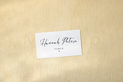 Simple 2x3.5 Table Name Card Mockup, a Print Template by ILLONA GRAPHICS (Thumbnail 5 of 6)