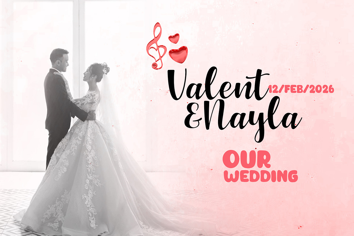 Song of Valentine Font Duo, a Script Font by khurasan (Photo 5 of 7)