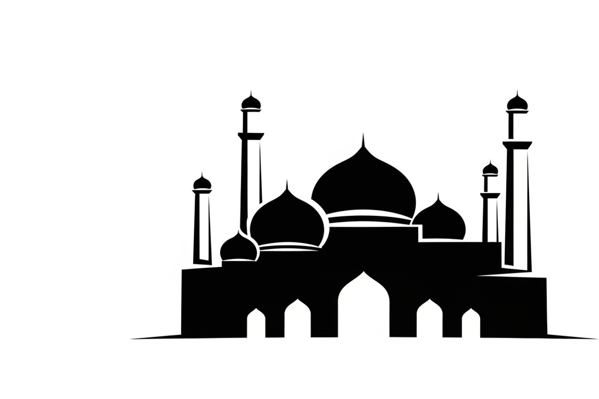 Beautiful Ramadan mosque silhouette, an Illustration by Amazin_art (Photo 21 of 31)
