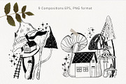 Mushrooms mystical collection, an Object Illustration by annasokol_ (Thumbnail 6 of 12)