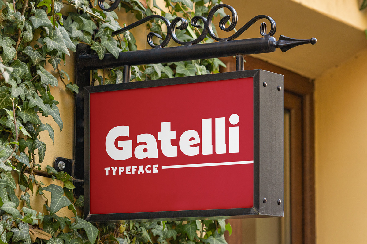 Gatelli | A Bold Geometric Sans Font, a Sans Serif Font by Artolabs (Photo 6 of 9)