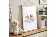 Cute Space Clipart Set, a Technology Illustration by Bielousova Art (Thumbnail 4 of 5)