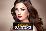 Glorious Painting Photoshop Action, an Action Add-On by CraftingStudio (Thumbnail 1 of 4)