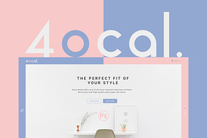 4ocal Web UI Kit for Photoshop