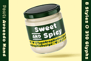 FONT Avocado 100% Handmade Bundle 9, a Sans Serif Font by Typo Graphic Design (Thumbnail 4 of 9)