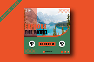 social media post template, a Social Media Template by Salman Shop