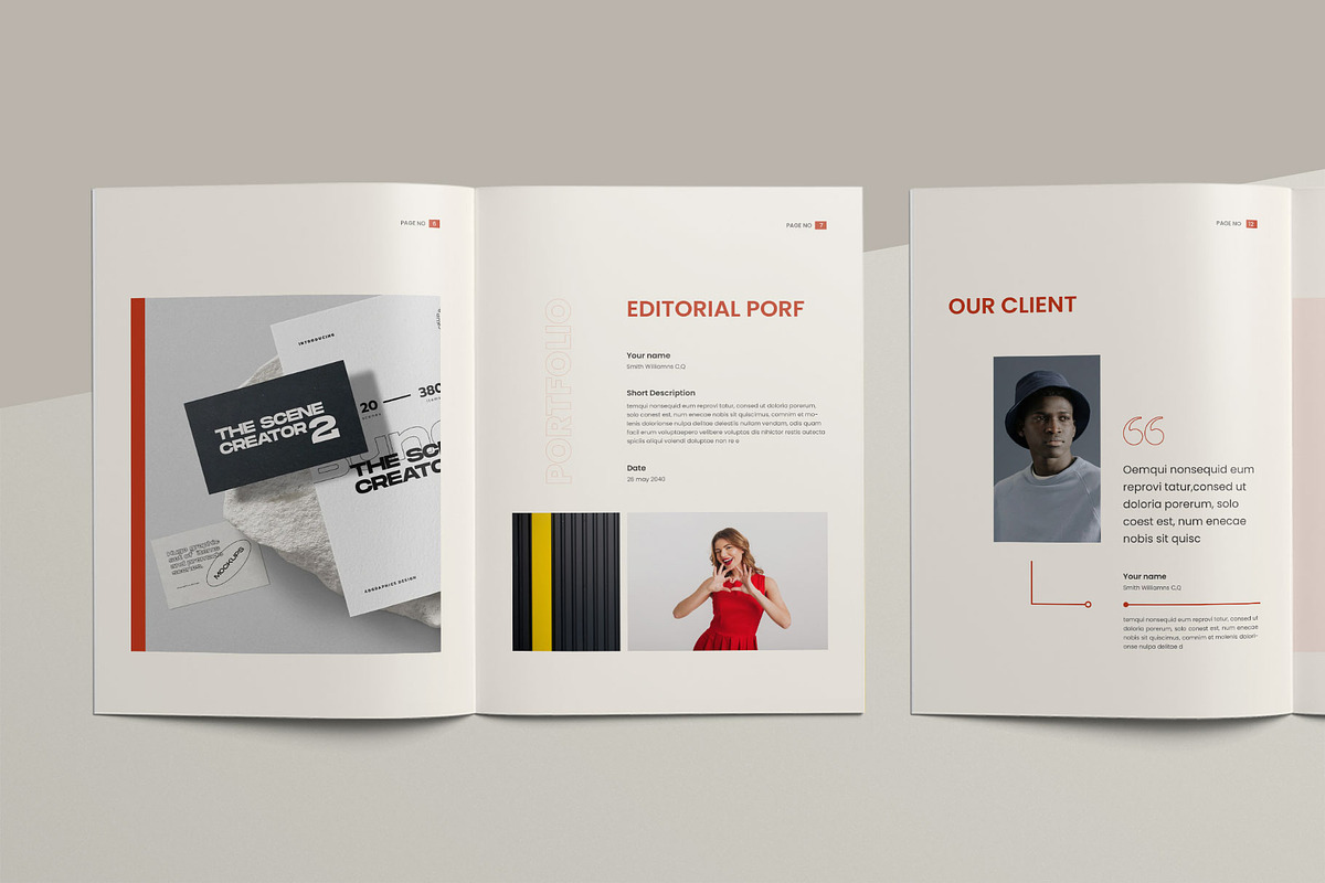 Digital Portfolio, a Brochure Template by KreateTribe (Photo 5 of 7)