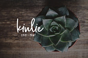 Kinlie, a Script Font by OnTheSpotStudio (Thumbnail 1 of 4)