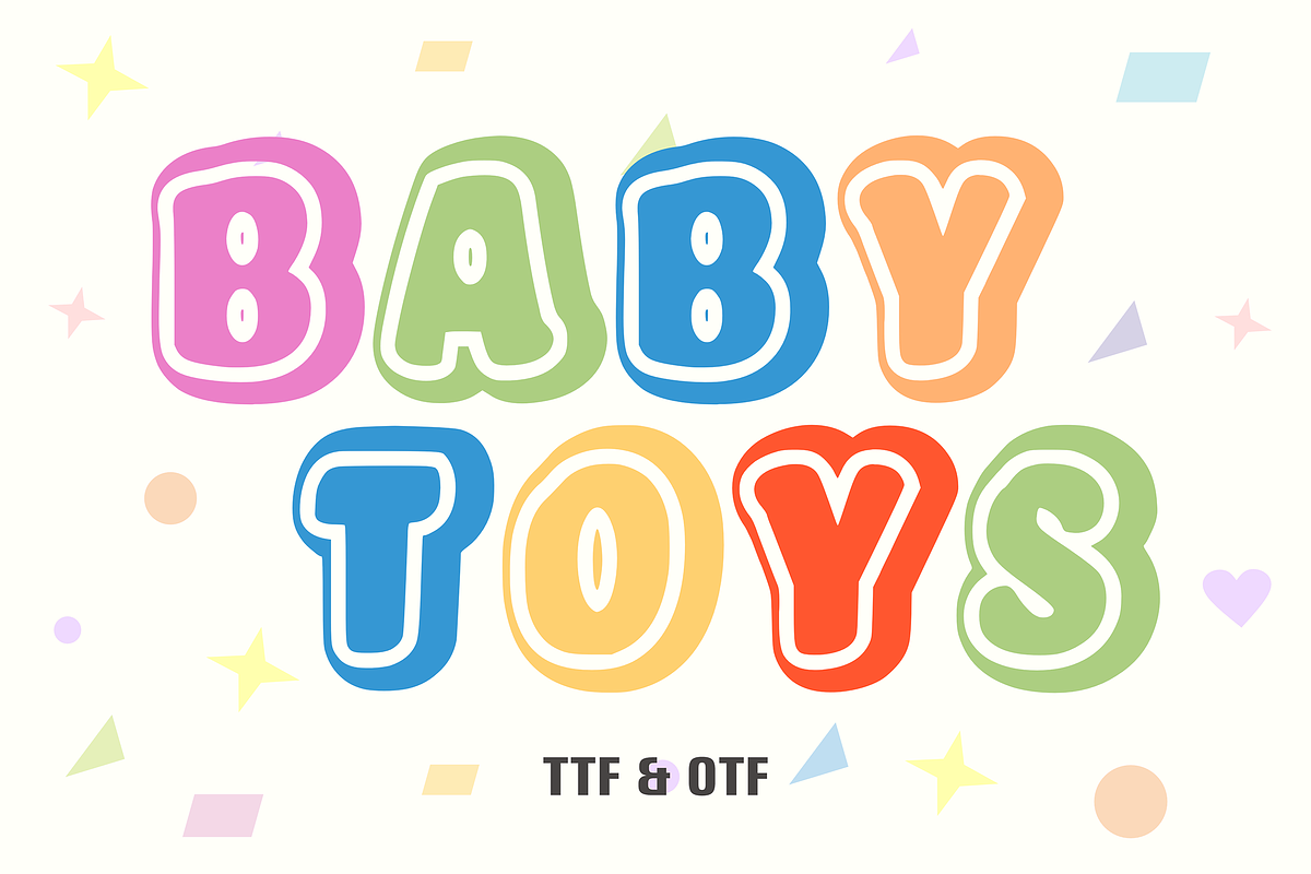 ABC - Kids Font Types, a Font by KiddoGlyphs Studio (Photo 2 of 3)