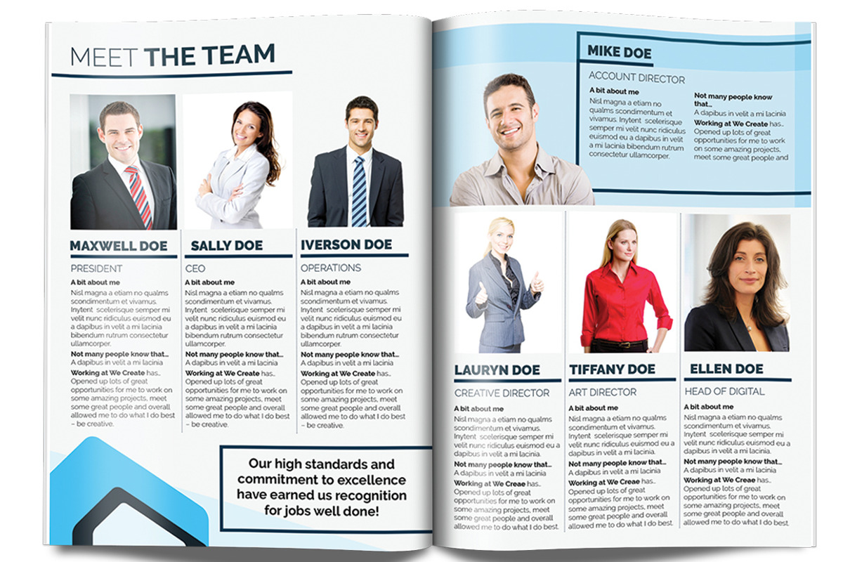 Company Profile, a Magazine Template by Red Cactus Creative (Photo 6 of 10)