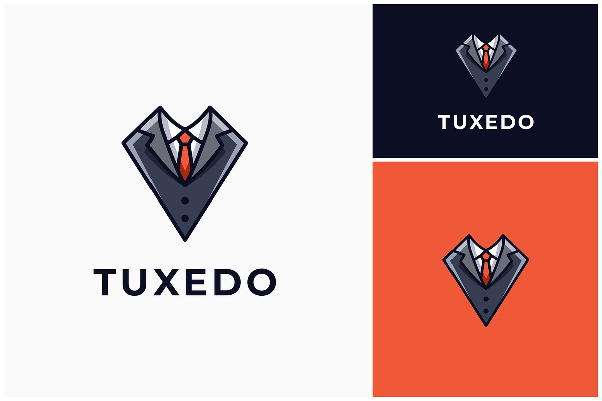 Tuxedo Suit Clothes Businessman Logo, a Branding & Logo Template by ika trisiana