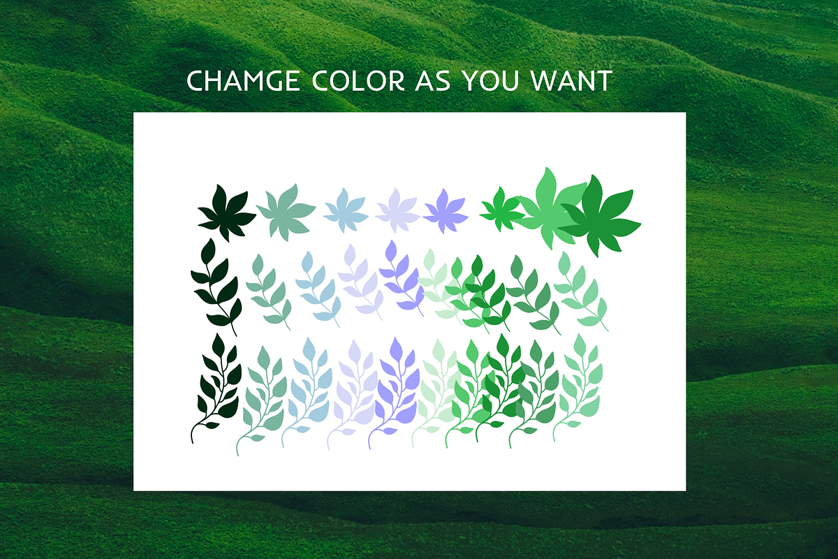 101 Procreate Leaves Stamp Brushes, a Brush Add-On by Masherdraws (Photo 6 of 8)