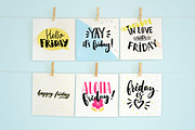 Friday - hand lettering sayings, a Food Illustration by Anna's Creative Store (Thumbnail 3 of 5)