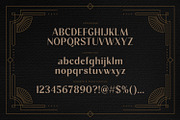 The Deco Noir - Art Deco Typeface, a Sans Serif Font by Dikas Studio (Thumbnail 3 of 7)