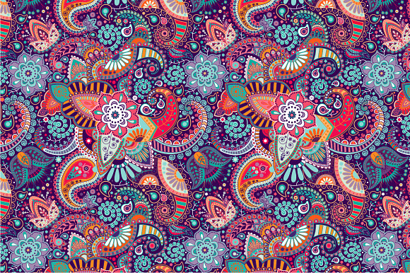 2 Seamless Ethnic Patterns