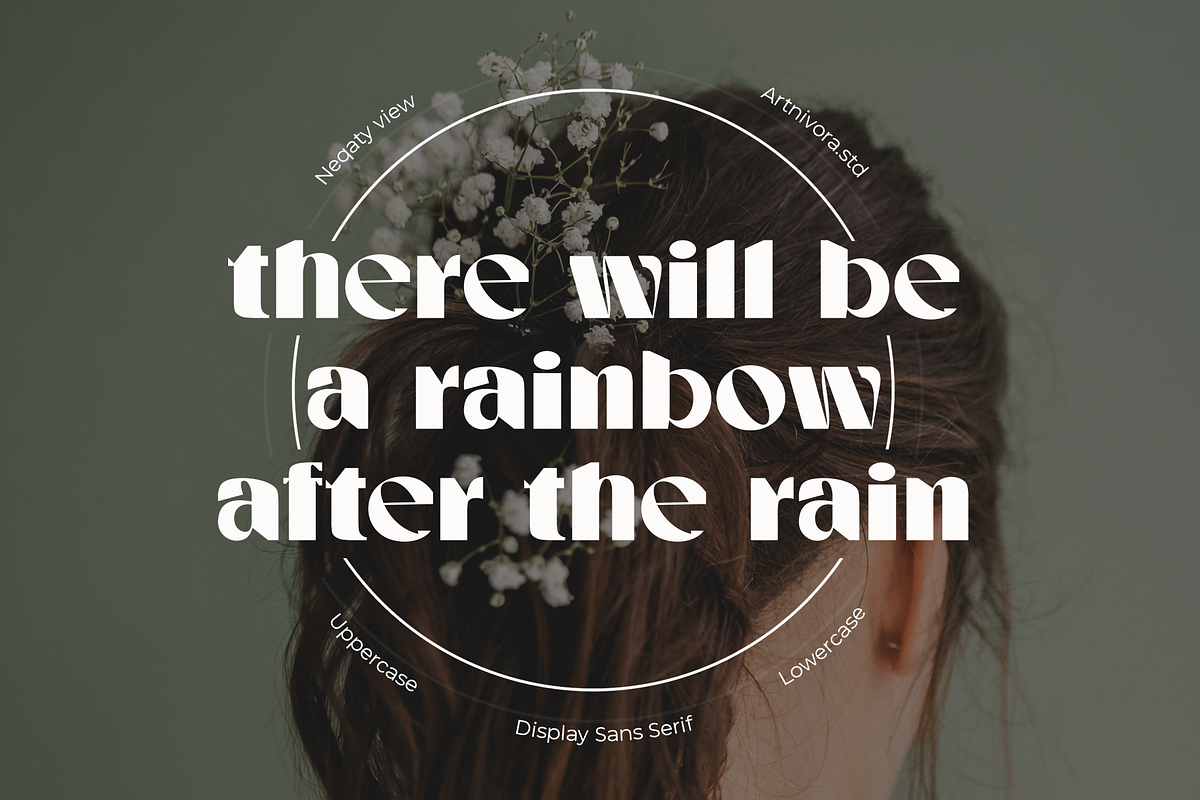Neqaty - Serif Font, a Sans Serif Font by ivan_artnivora (Photo 2 of 4)