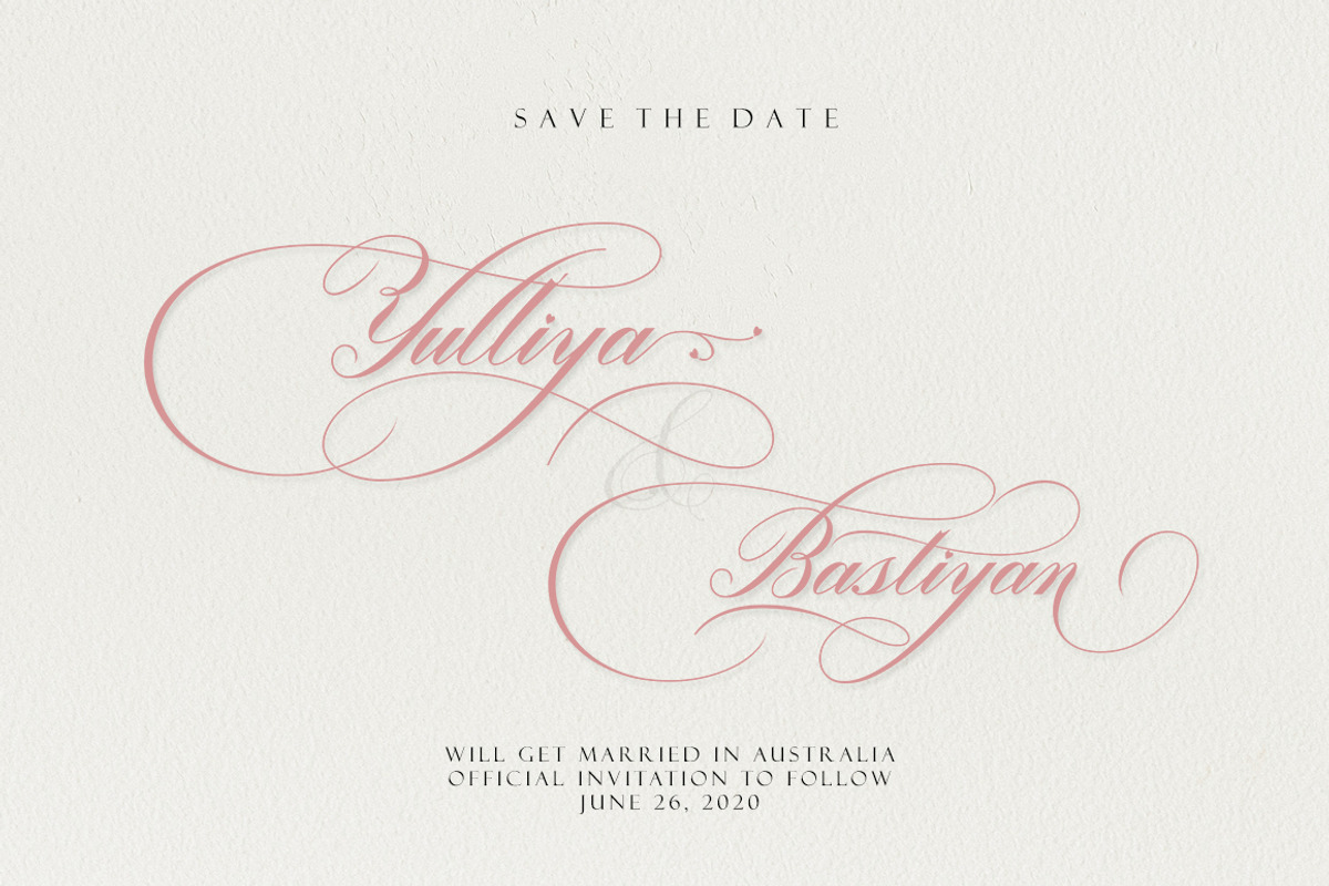 yaungtinai, a Script Font by IM Studio (Photo 5 of 7)