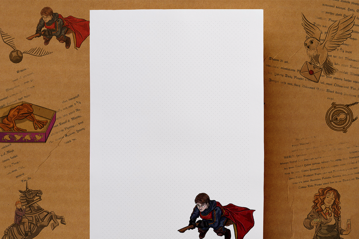 Harry Potter Printable Notes Paper, a Templates & Theme by SizenS (Photo 2 of 3)