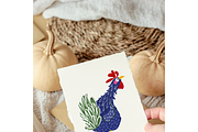 Whimsical Chicken Clipart Set, an Animal Illustration by Oleksandra Illustrates (Thumbnail 9 of 12)