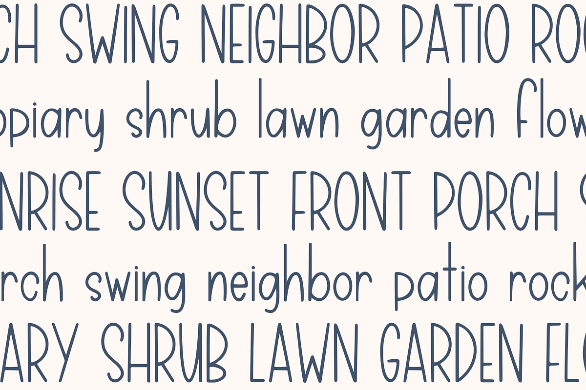 Front Porch, Cute Farmhouse Font, a Handwritten Font by Designing Digitals (Photo 3 of 9)