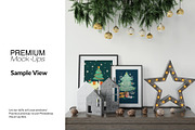 Christmas Frames & Wallpaper Mockups, a Product Mockup by mock-ups (Thumbnail 9 of 16)
