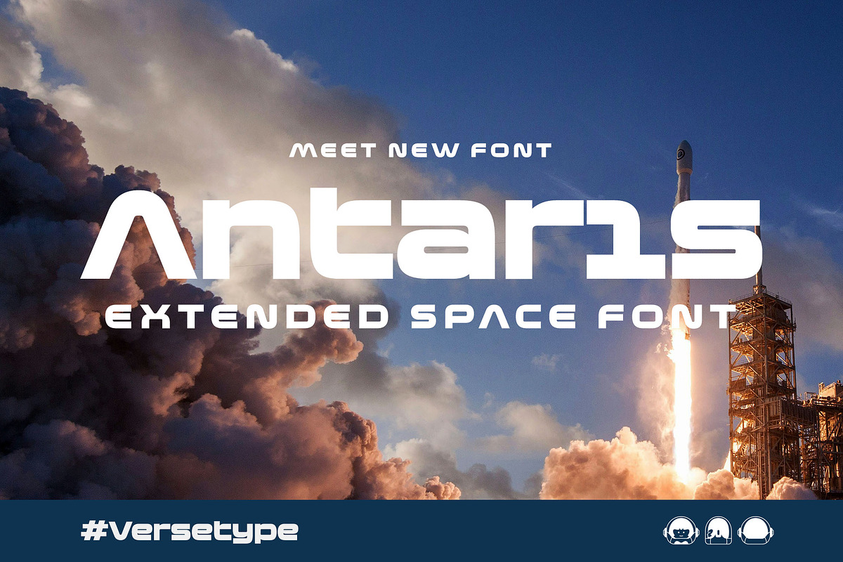 Antaris - Extended Space Font, a Sans Serif Font by Versetype (Photo 1 of 14)