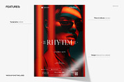 Neon Rhythm Sync Poster Template, a Poster Template by creatsy5 (Thumbnail 2 of 4)