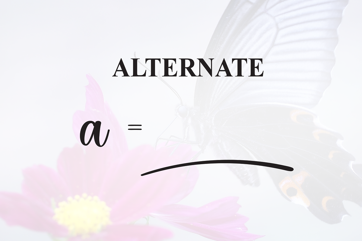 Butterflies | Script Font, a Handwritten Font by Scratchones (Photo 8 of 9)