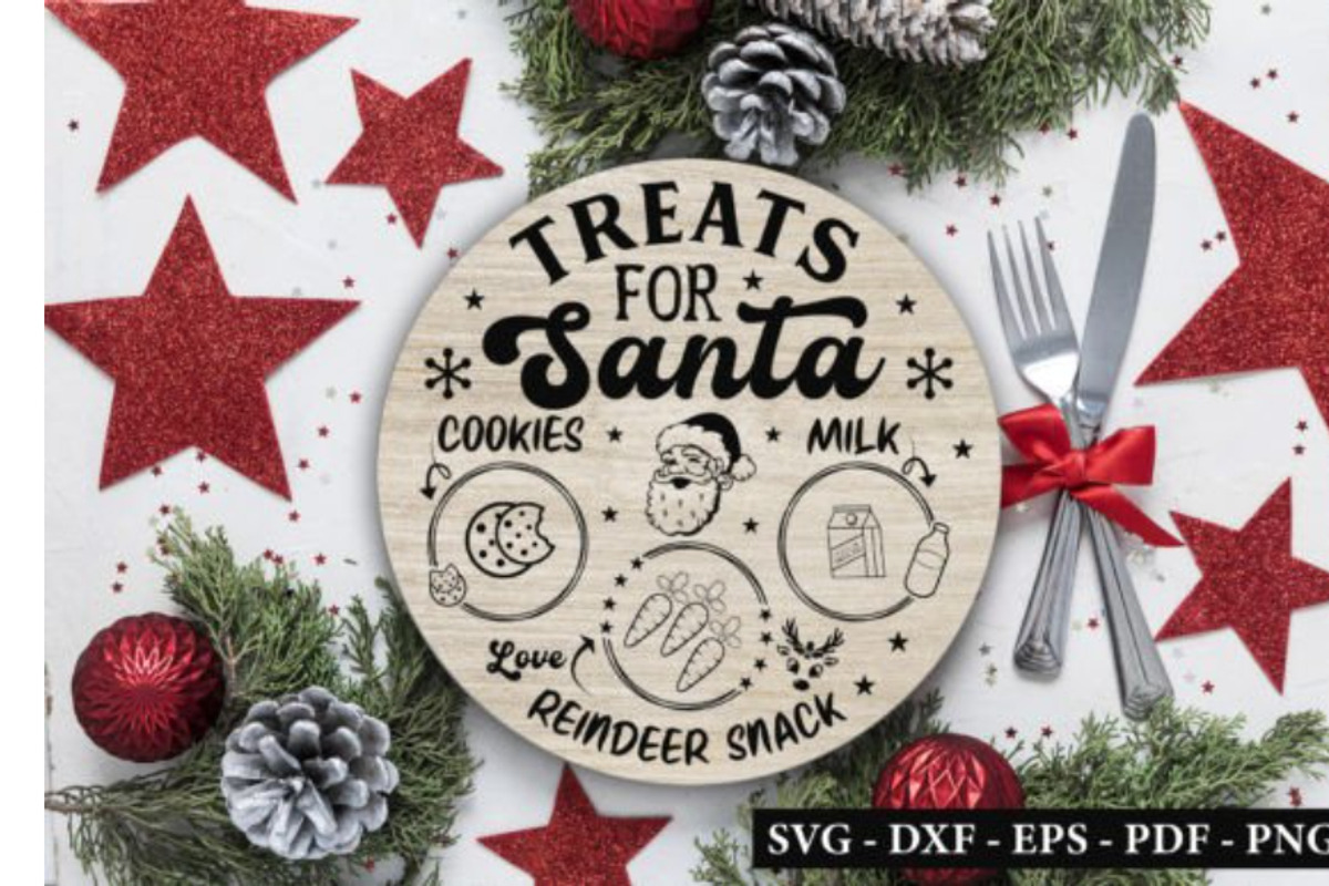 Christmas Santa Tray SVG Bundle, an Object Graphic by BeeCraftR (Photo 3 of 11)