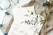 Airy Blue Floral, a Decorative Illustration by heyiamalice (Thumbnail 9 of 11)