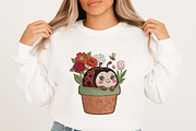 Cute Ladybug Sublimation Design, an Illustration by designcity5 (Thumbnail 4 of 4)
