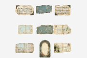 Patina Blue Vintage Ephemera PNG, a Seasonal Illustration by Tanya Kart (Thumbnail 2 of 15)