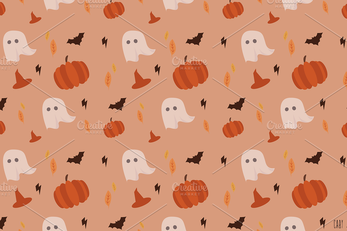 HALLOWEEN BUNDLE, a Texture Illustration by Caby (Photo 2 of 4)