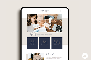 Showit Website Template - Kimberly