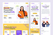 Eduvance - Education Website, an UI Kit Template by peterdraw (Thumbnail 7 of 7)