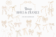 Watercolor Line art Bows Ribbons Set, a Decorative Illustration by Grace Noboa Illustrations (Thumbnail 7 of 11)
