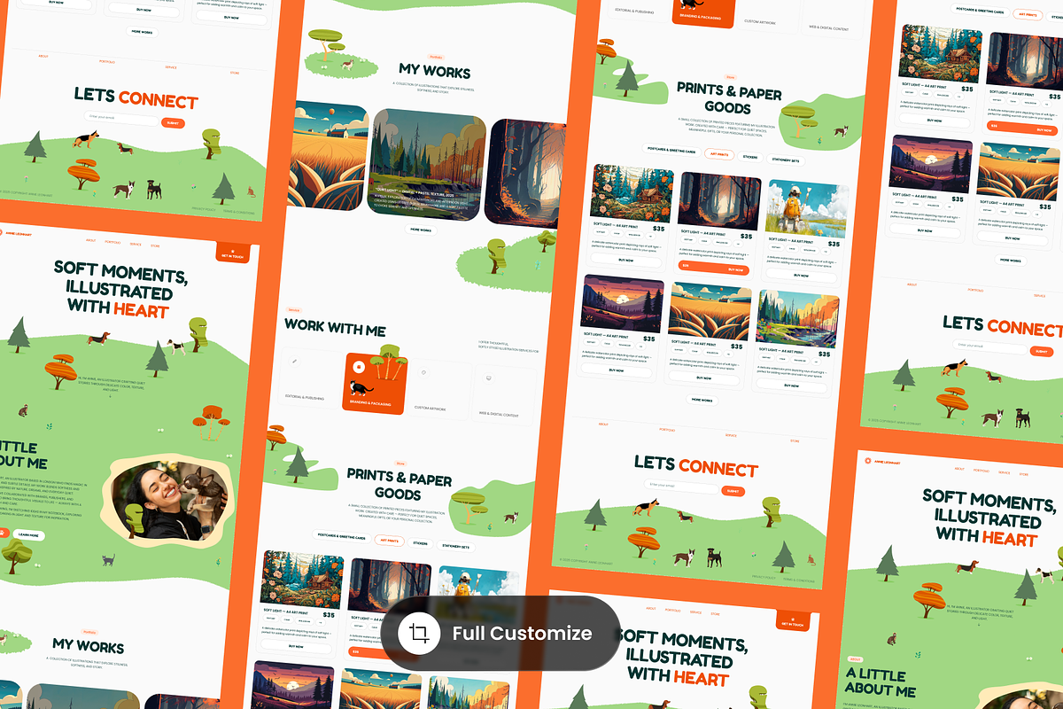Annie Leonhart - Freelance Portfolio, a Landing Page Template by SLAB! Design (Photo 3 of 4)